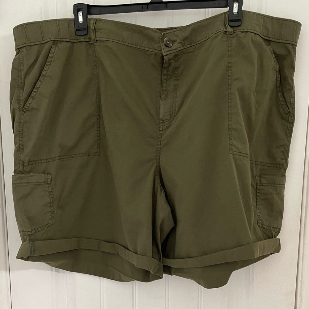 NWT- Plus size Khaki shorts - 30W